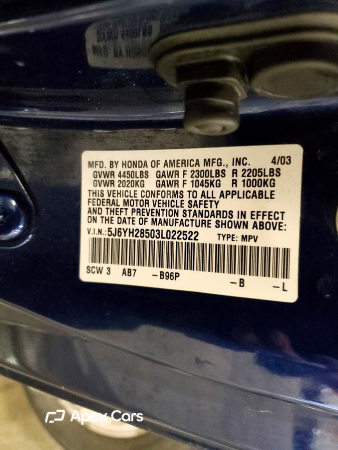 Honda Element 2003