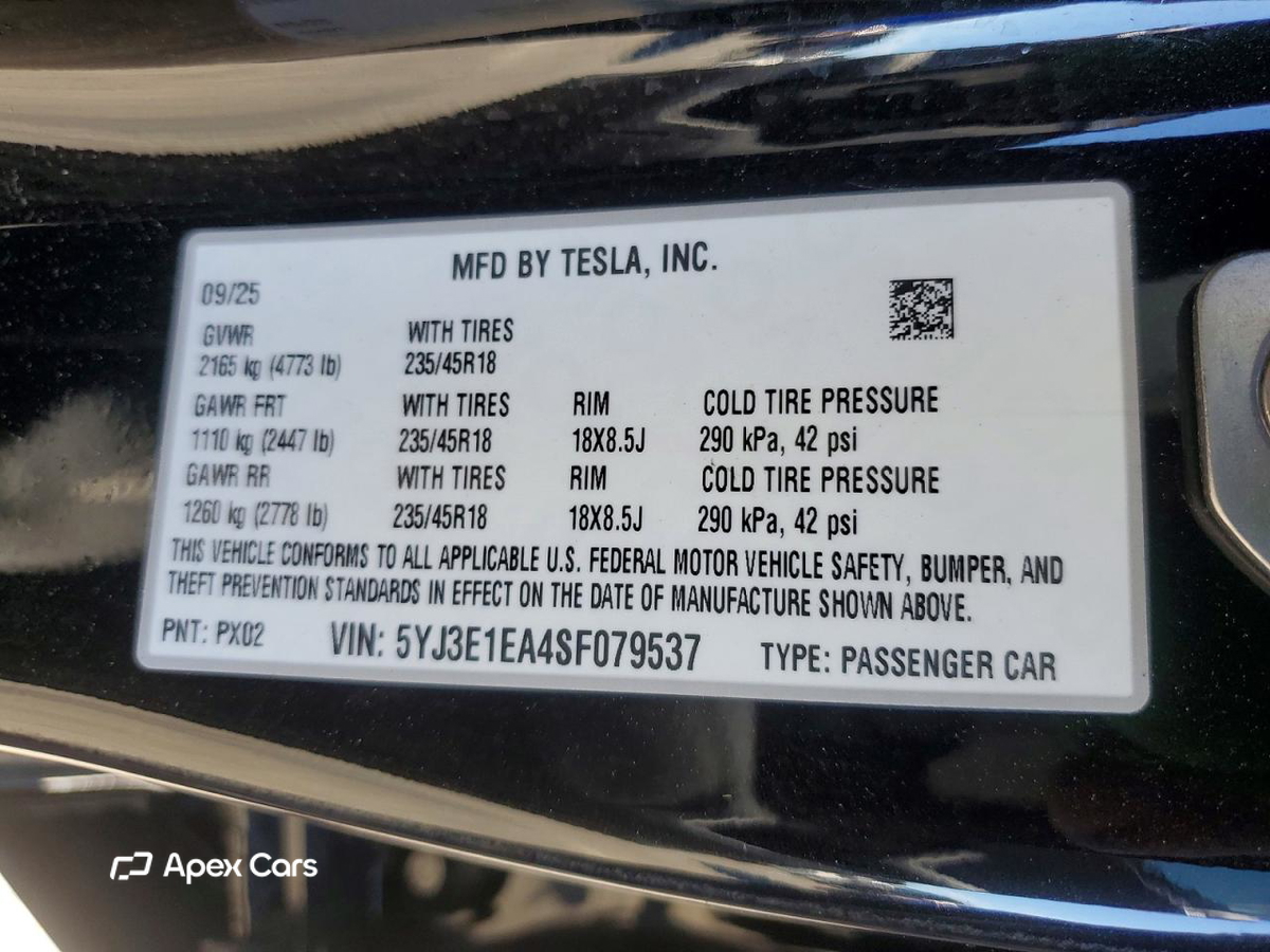 Tesla Model 3 2025