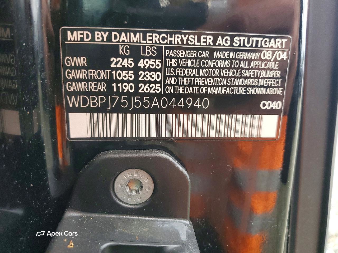 Mercedes-Benz CL-klasse 2005