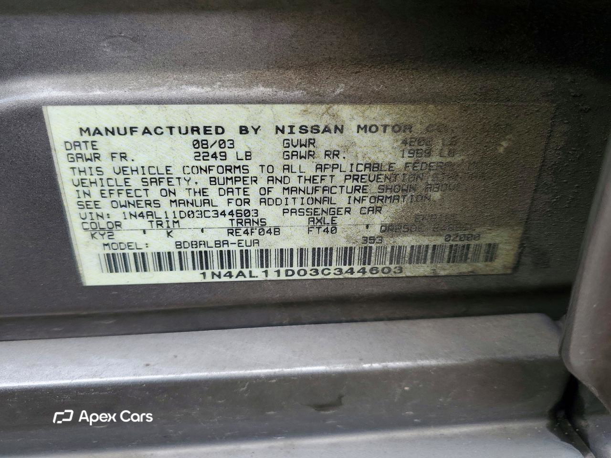 Nissan Altima 2003
