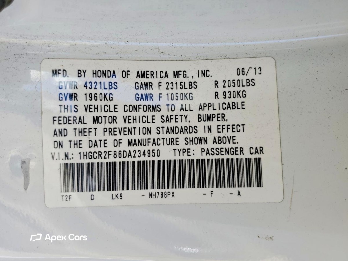 Honda Accord 2013