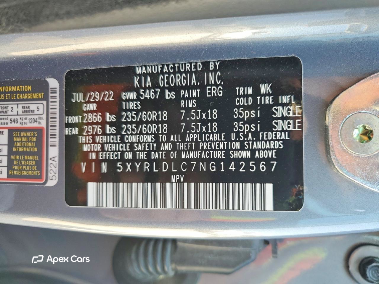 Kia Sorento 2022