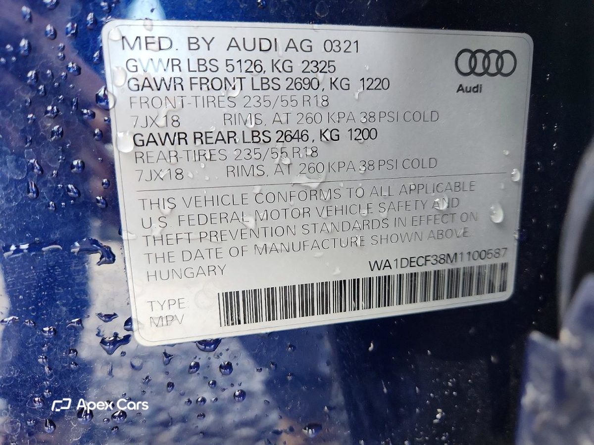 Audi Q3 2021
