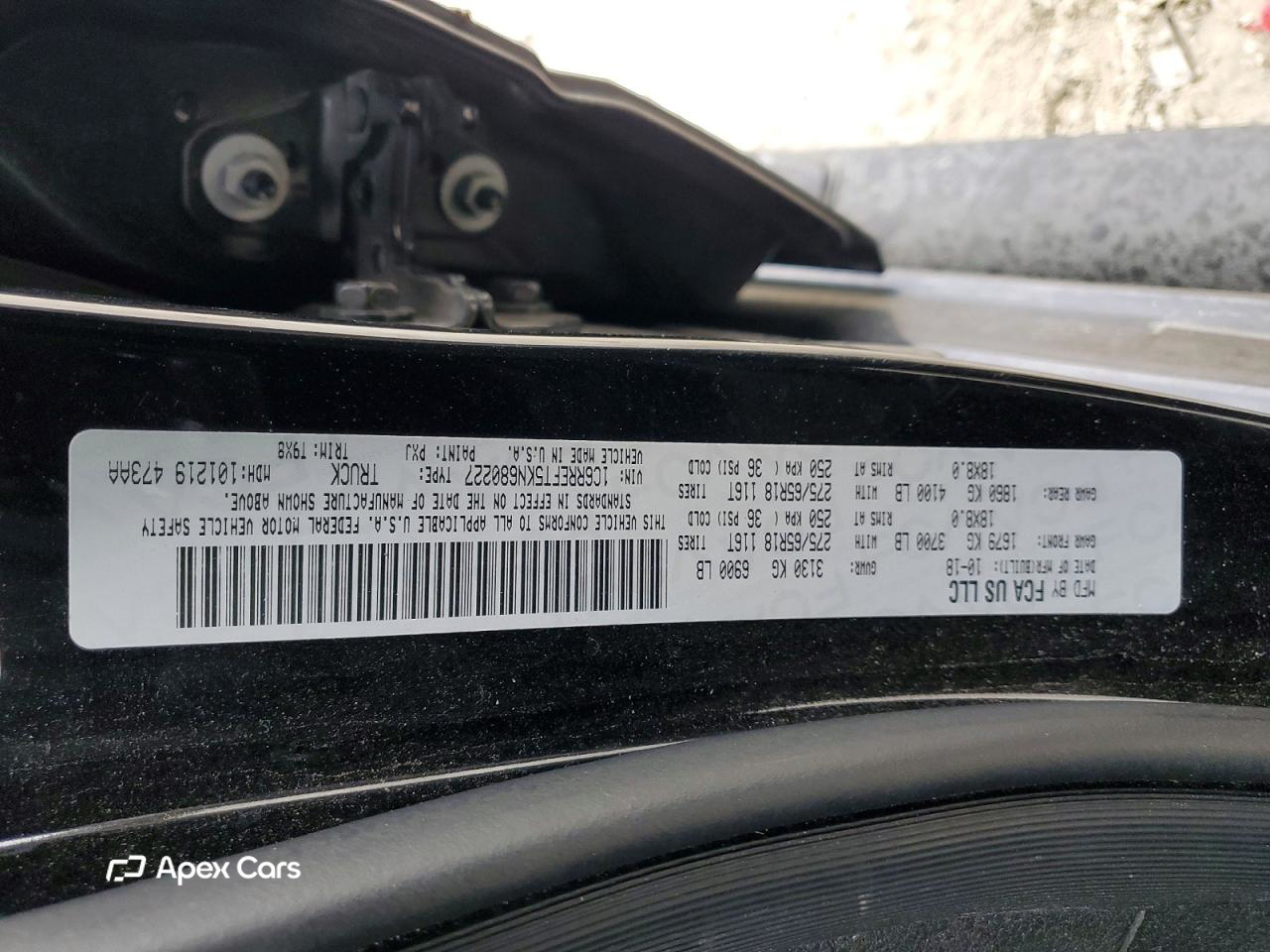 RAM 1500 2019