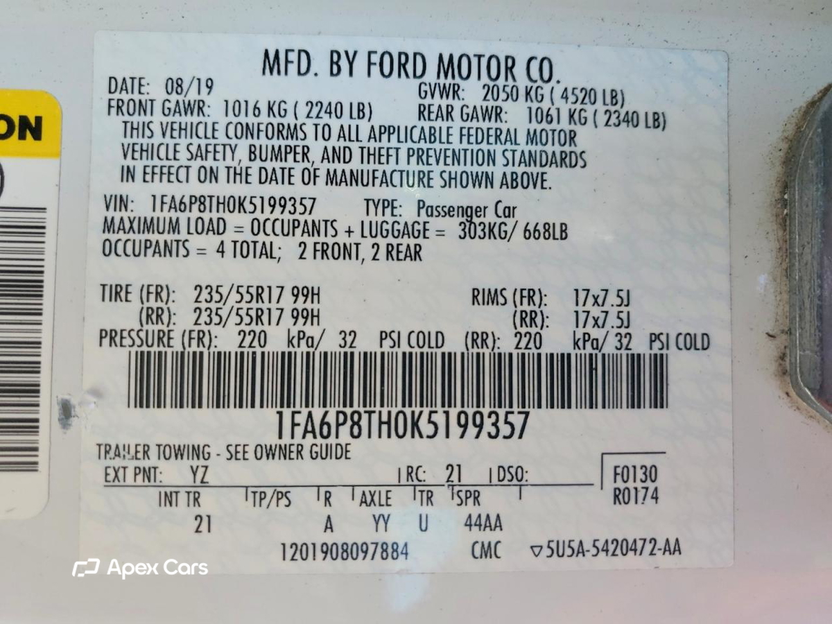 Ford Mustang 2019