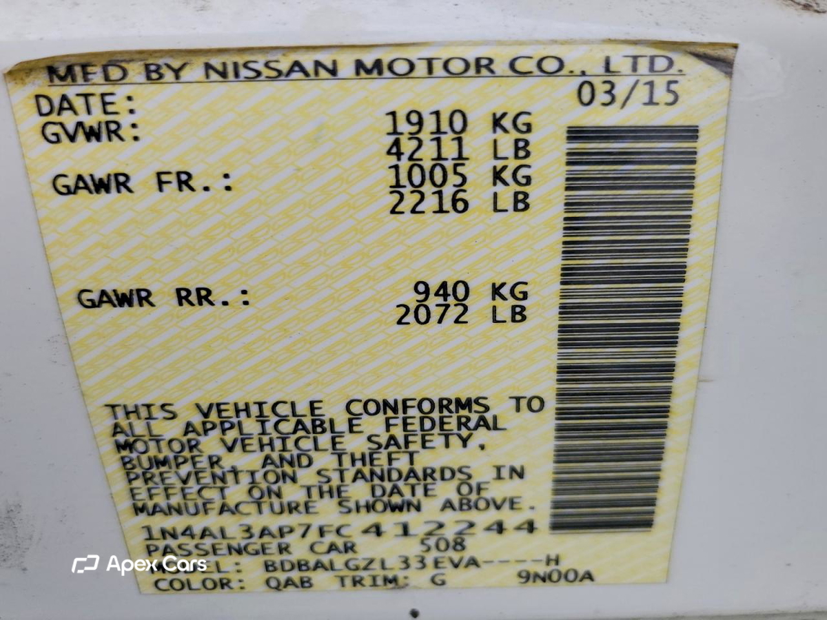 Nissan Altima 2015