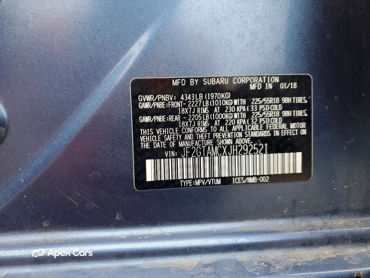 Subaru XV 2018