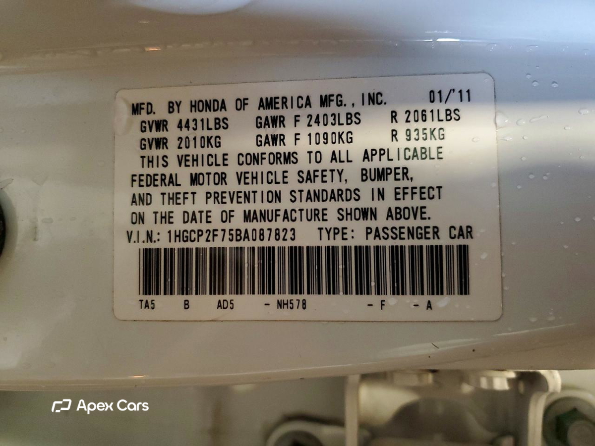 Honda Accord 2011