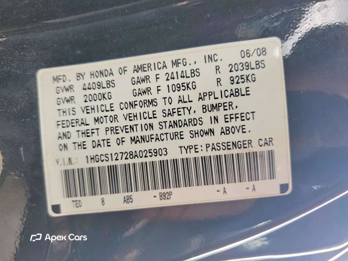 Honda Accord 2008