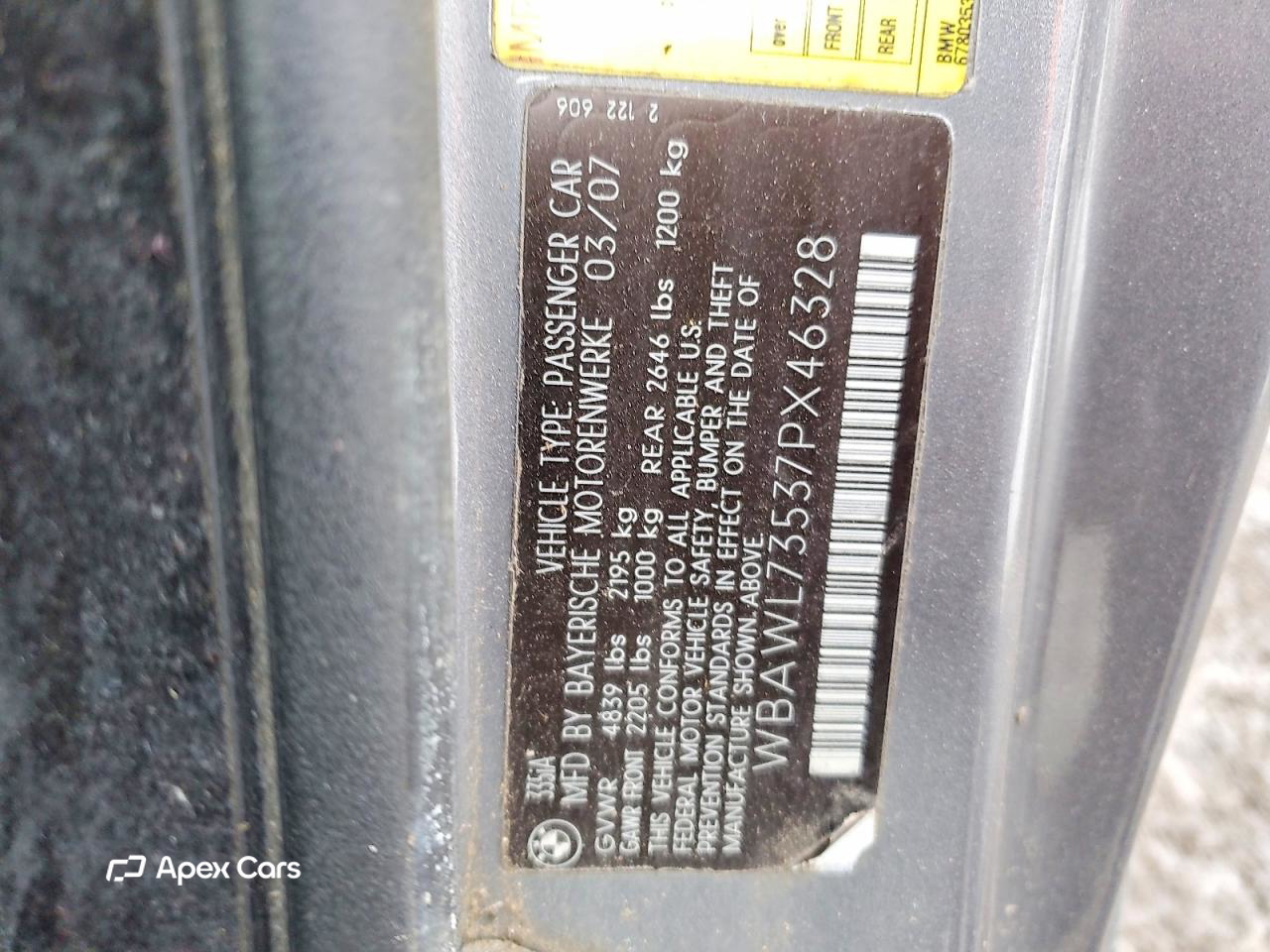 BMW Series 3 2007