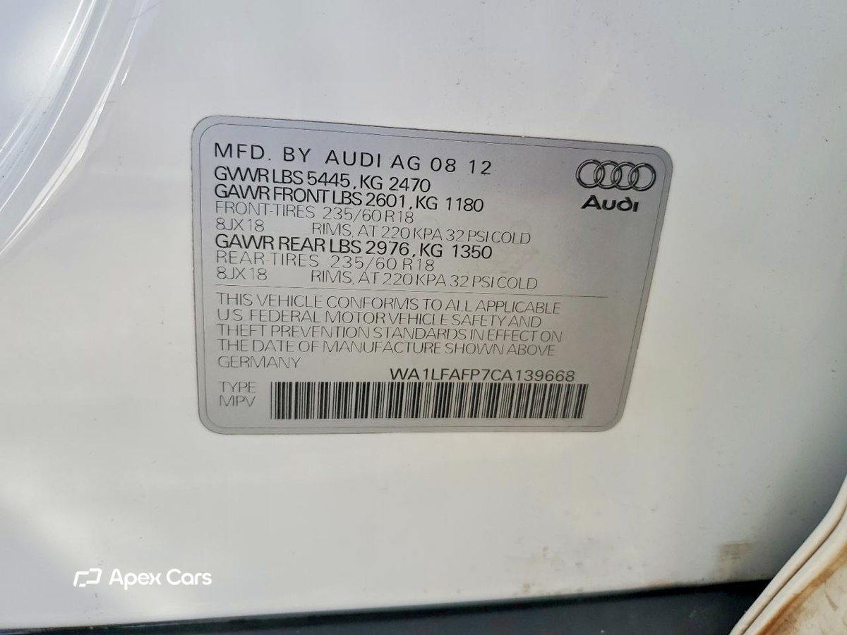 Audi Q5 2012