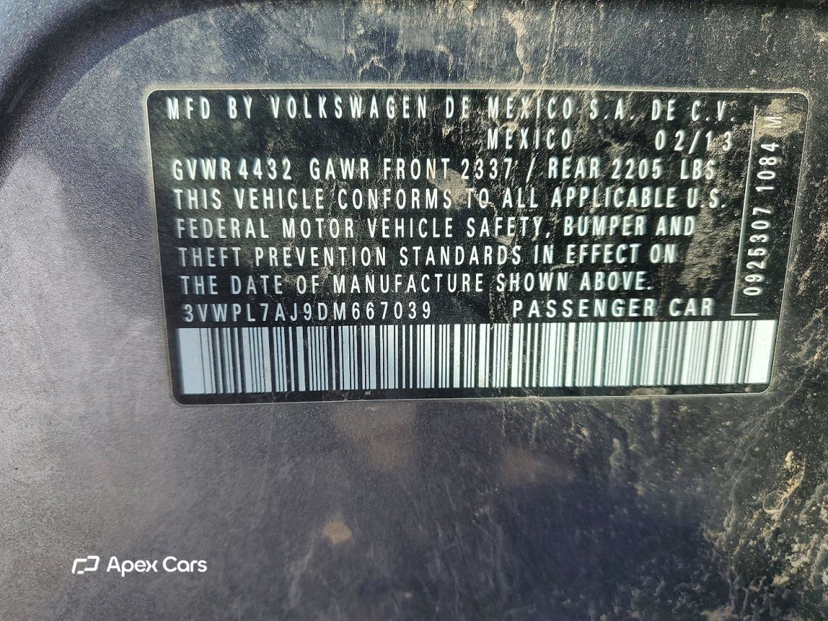 Volkswagen Jetta 2013