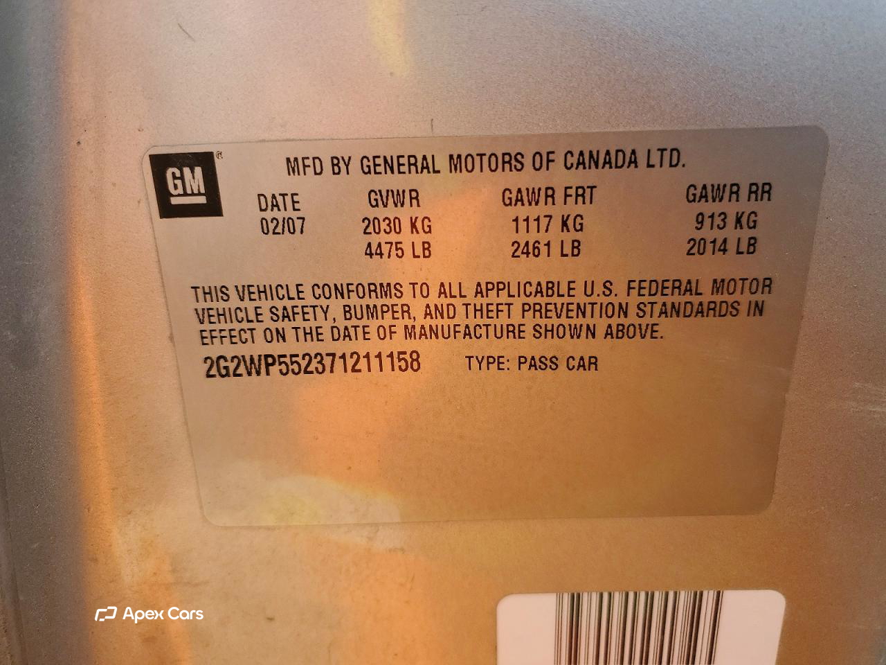 Pontiac Grand Prix 2007