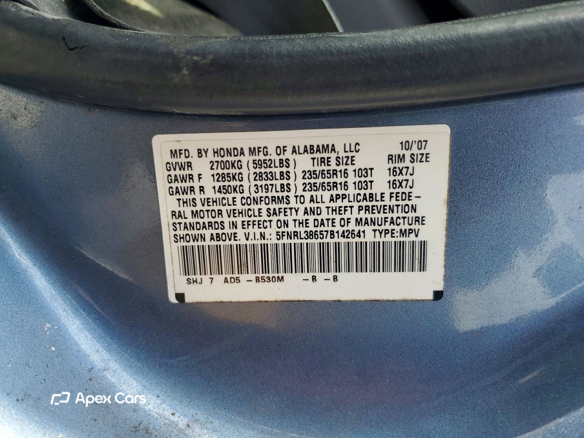 Honda Odyssey 2007