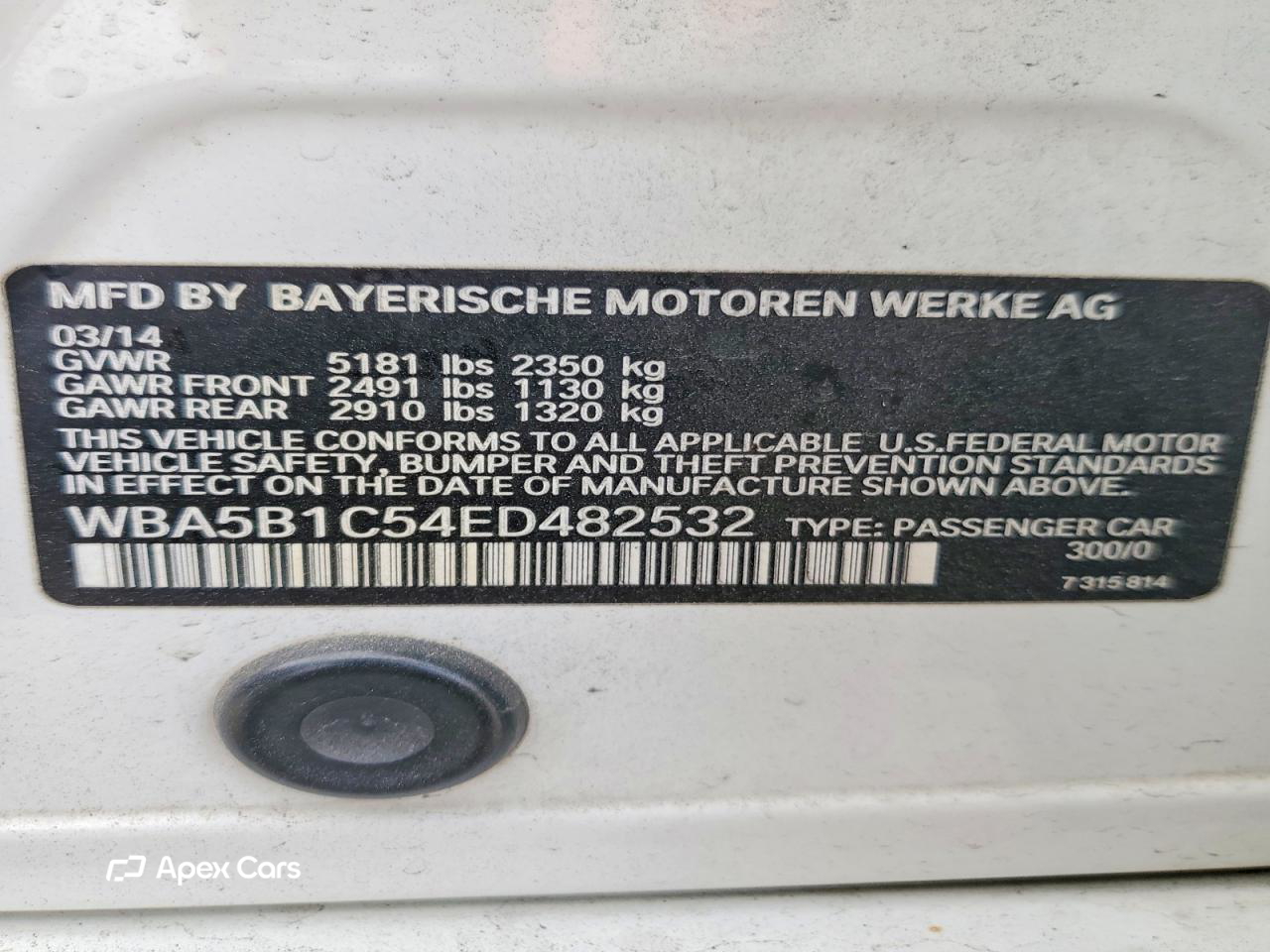 BMW Series 5 2014