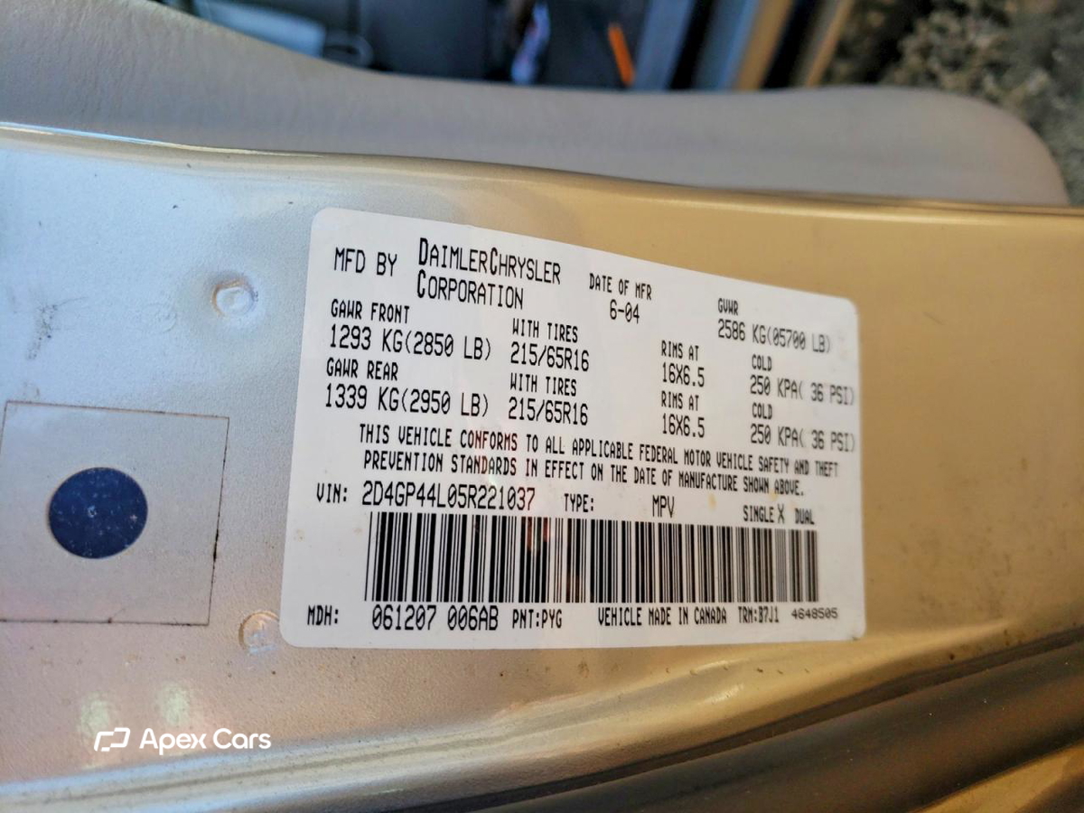 Dodge Caravan 2005