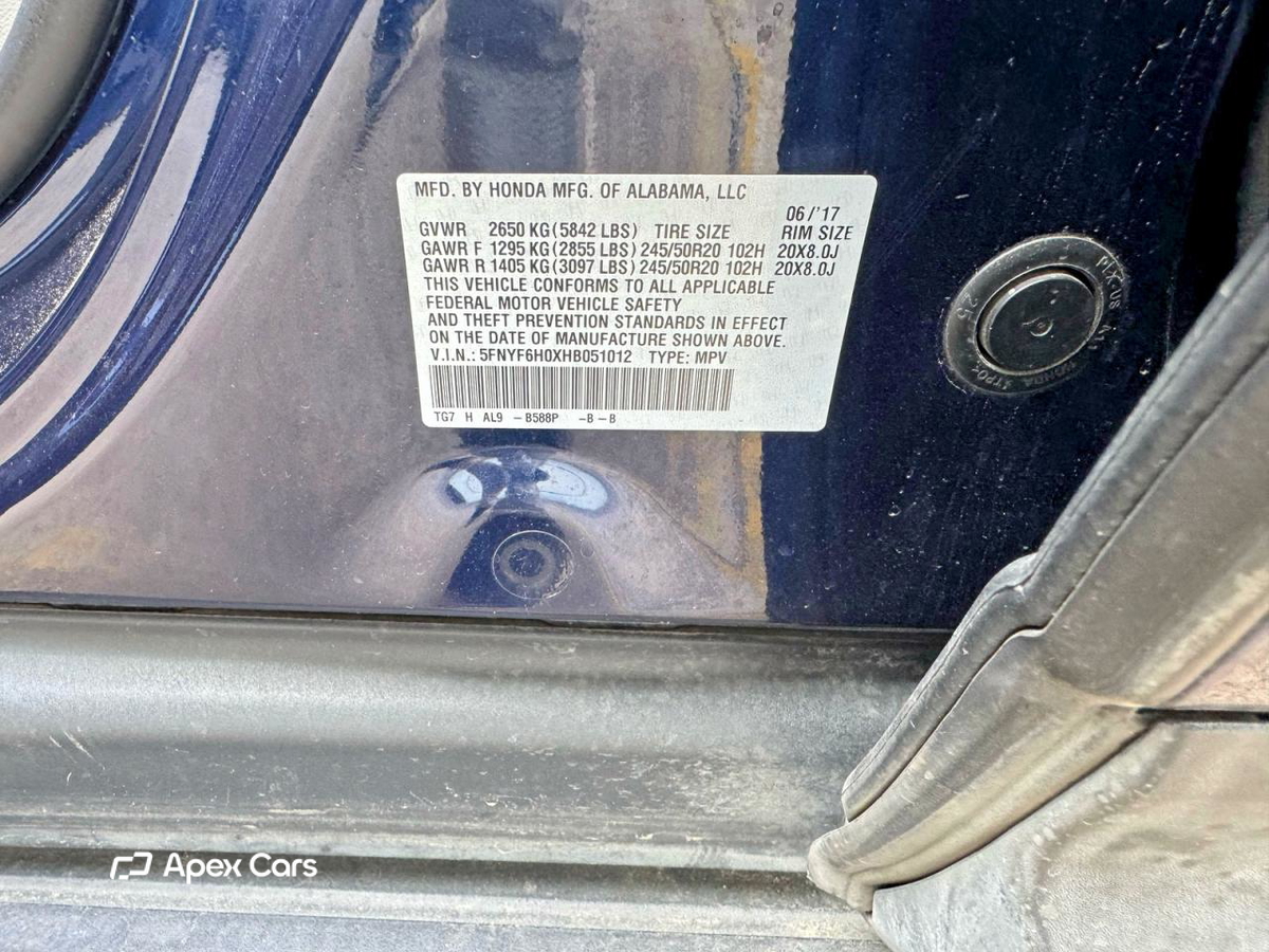 Honda Pilot 2017