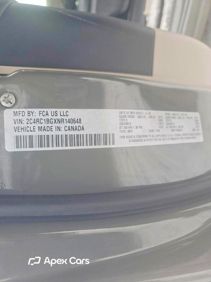 Chrysler Pacifica 2022