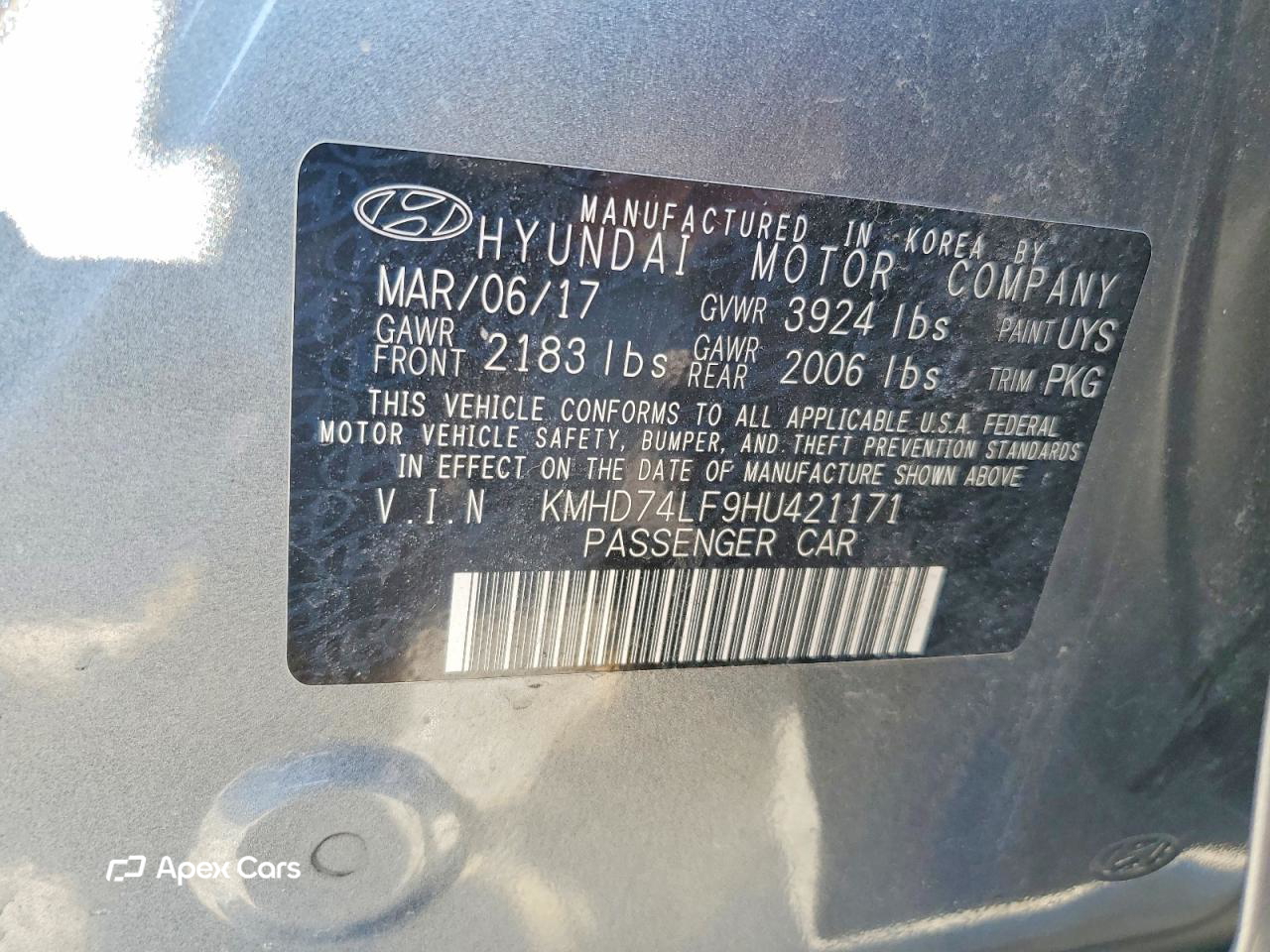 Hyundai Elantra 2017