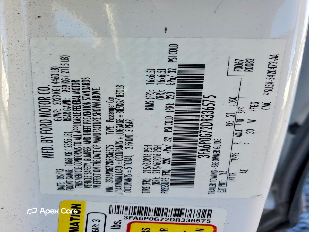 Ford Fusion 2013