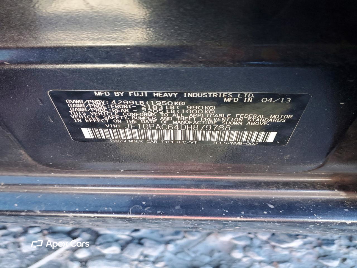 Subaru Impreza 2013