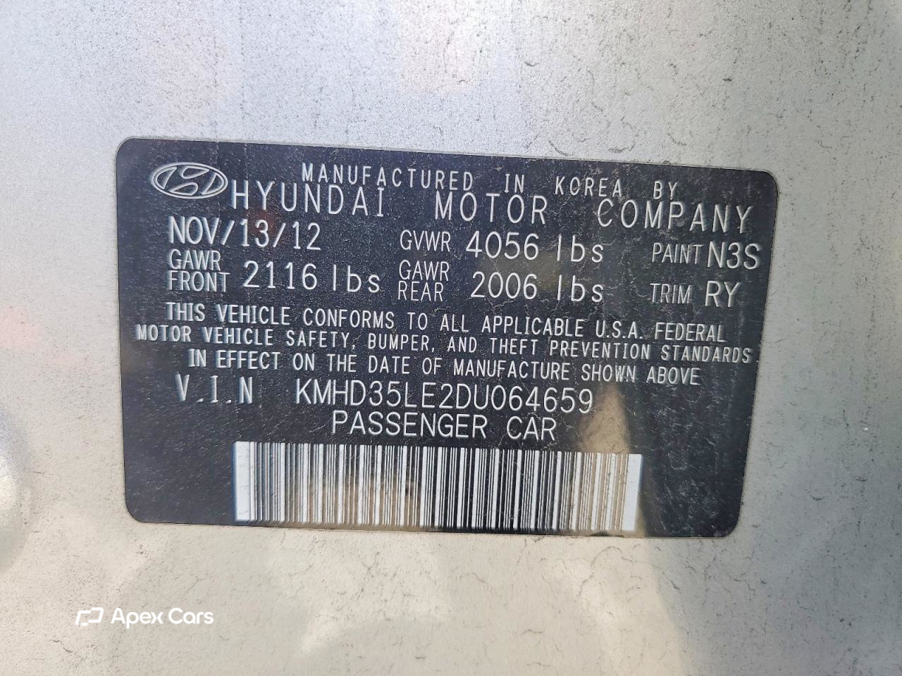 Hyundai Elantra 2013