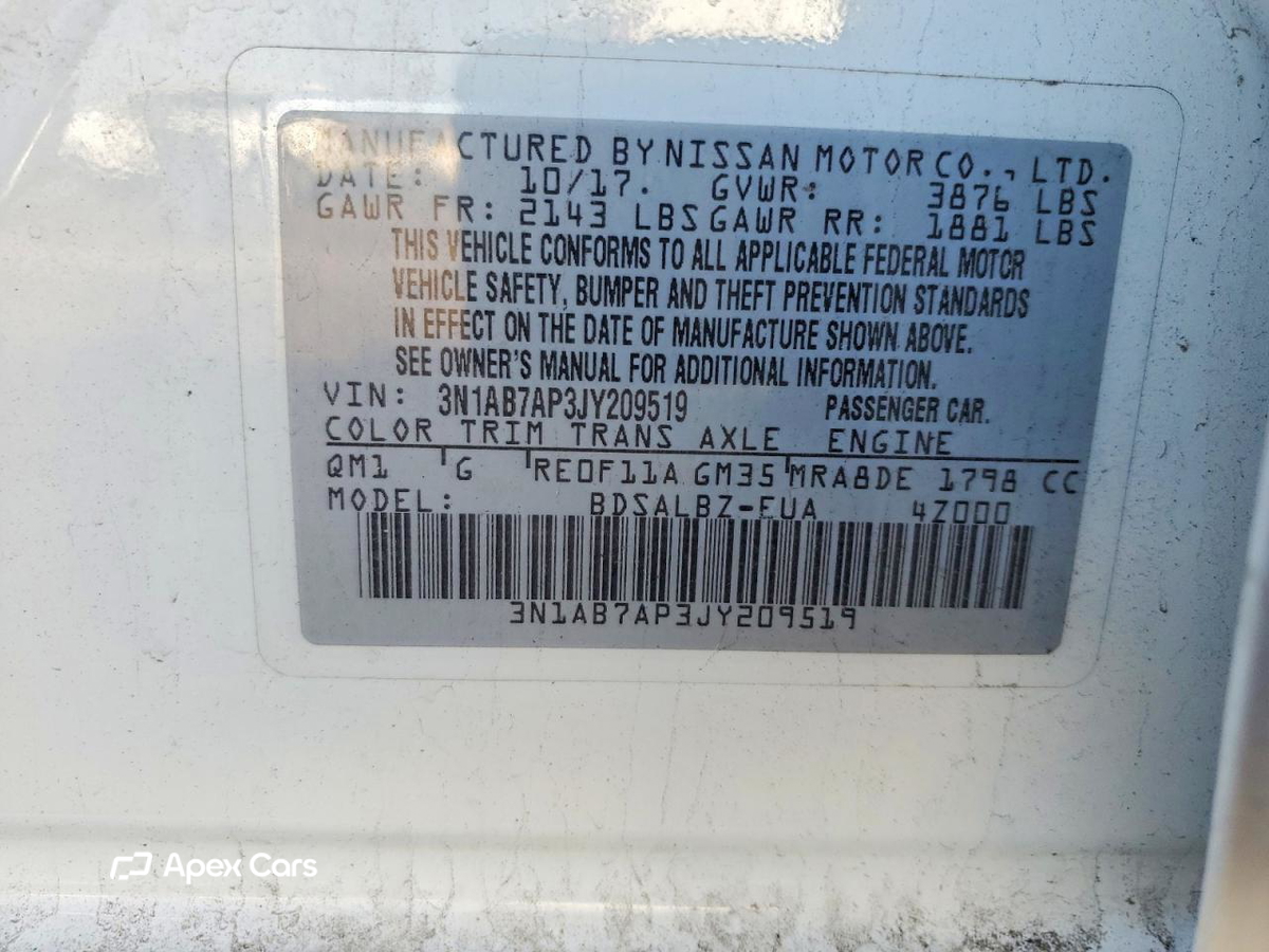 Nissan Sentra 2018