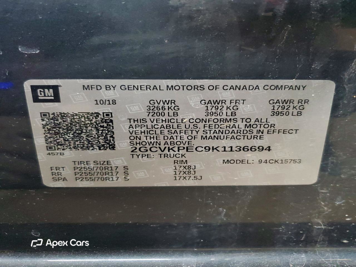 Chevrolet Silverado 2019