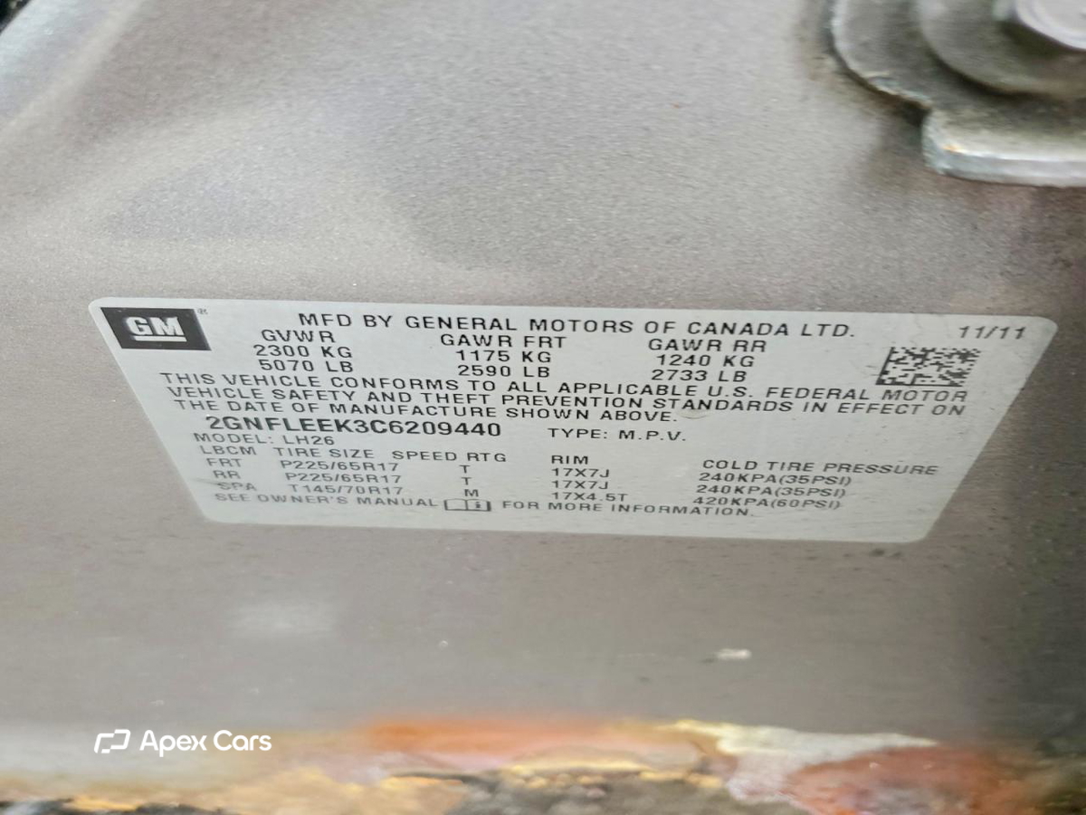 Chevrolet Equinox 2012