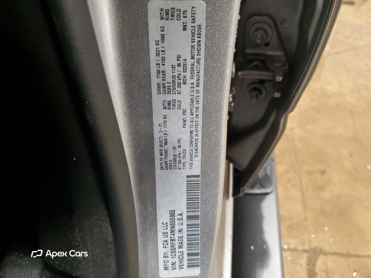 RAM 1500 2021