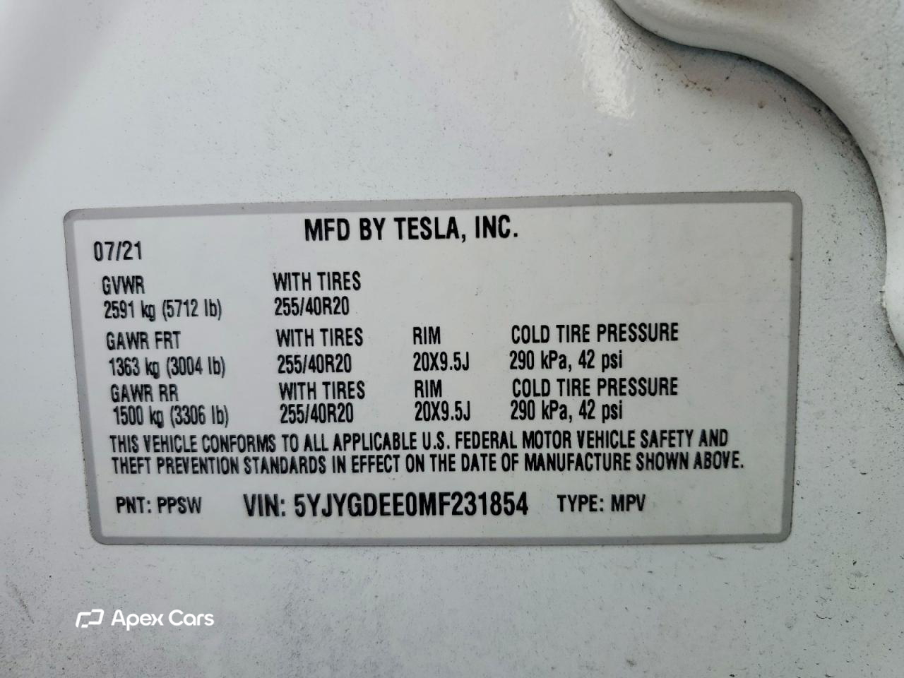Tesla Model Y 2021
