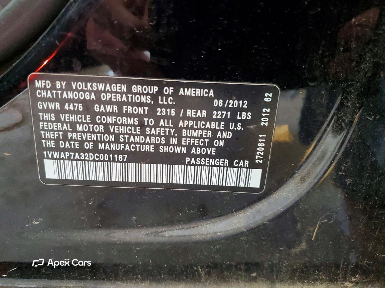Volkswagen Passat 2013