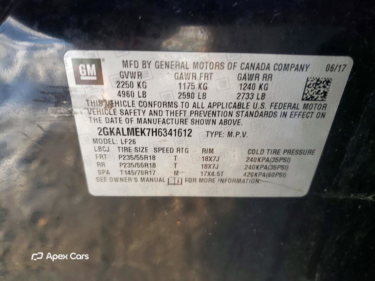 GMC Terrain 2017