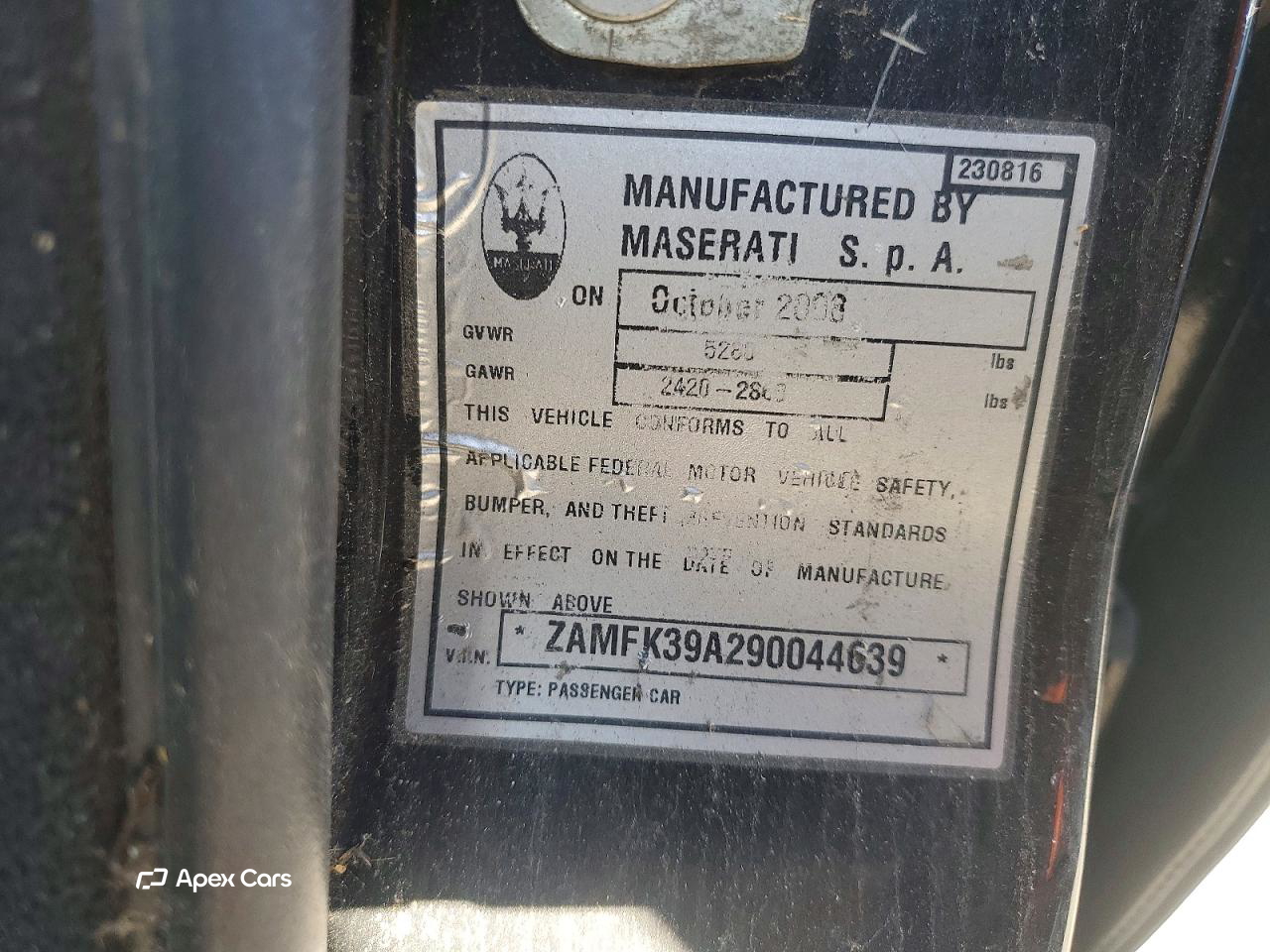 Maserati Quattroporte 2009