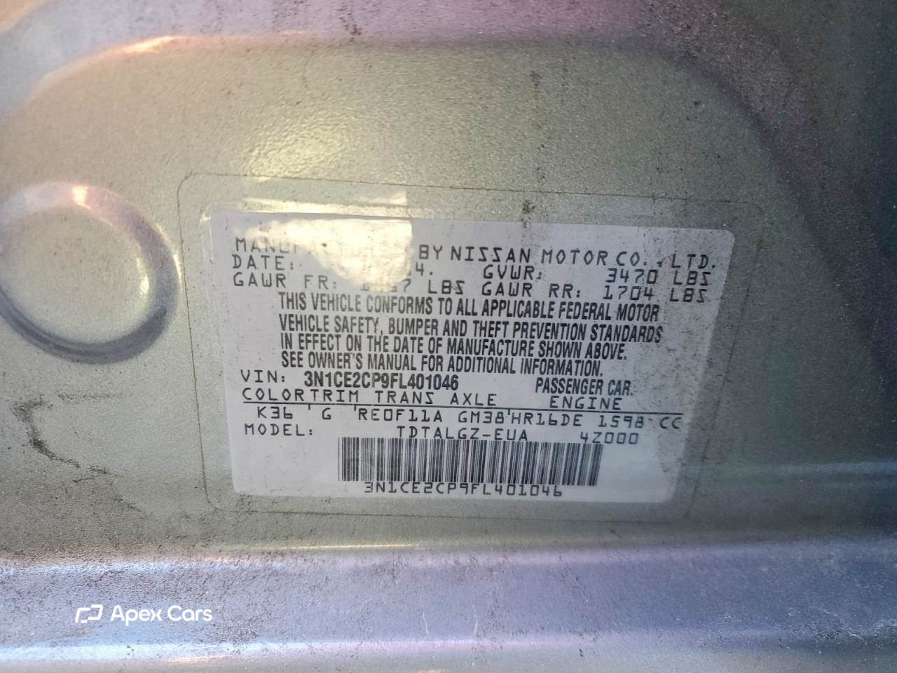 Nissan Versa 2015