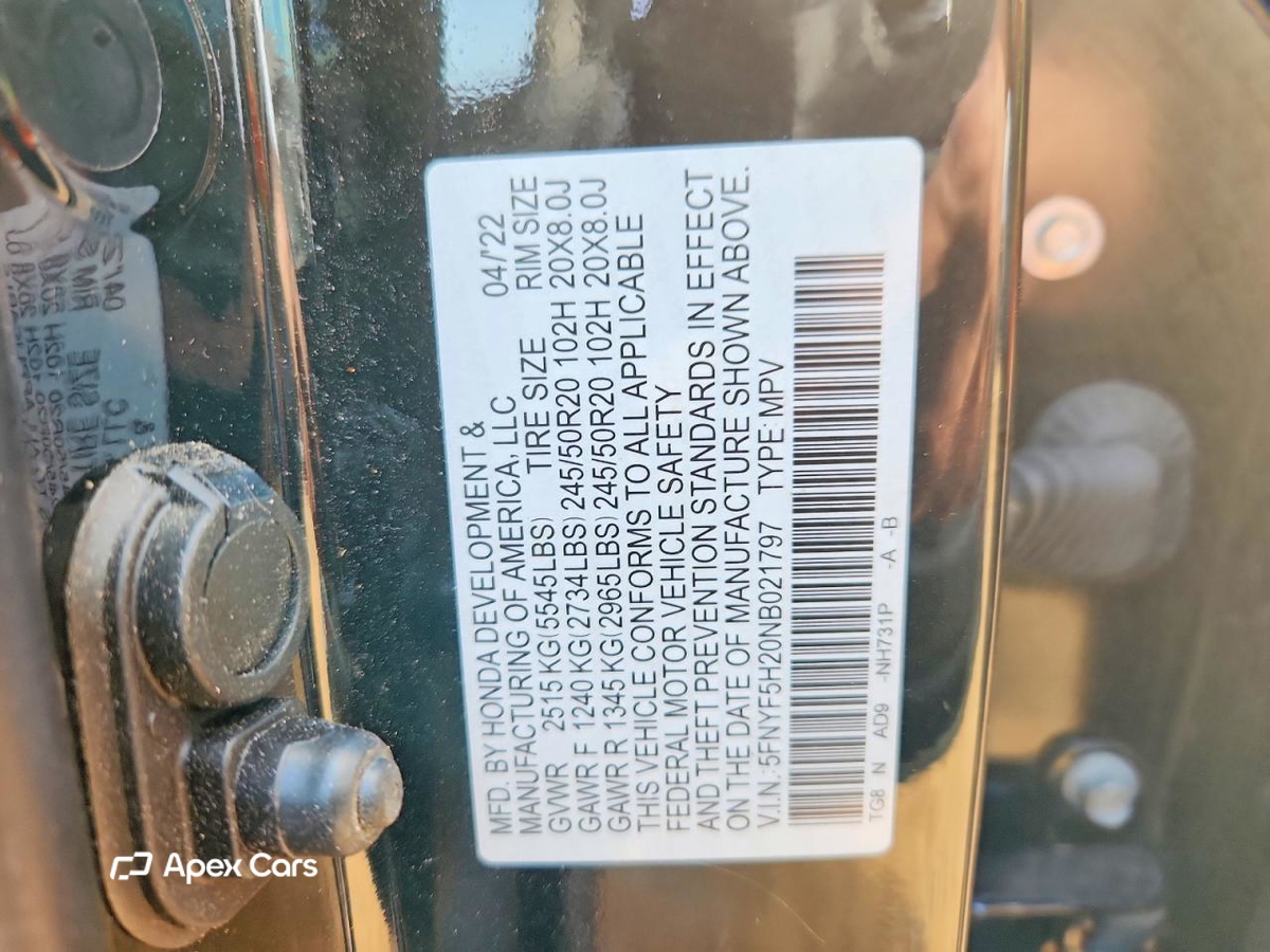 Honda Pilot 2022
