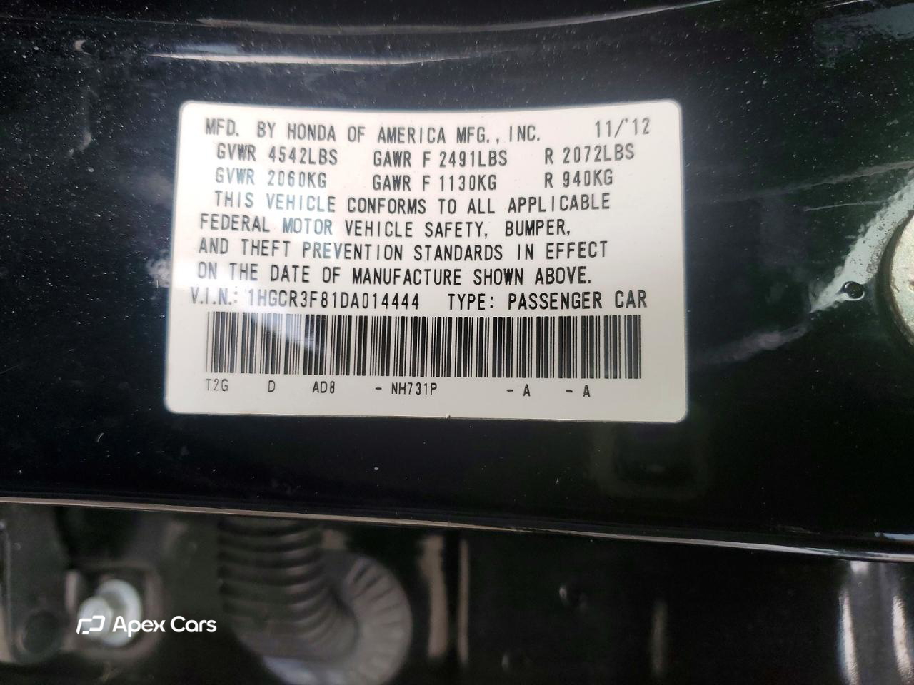 Honda Accord 2013