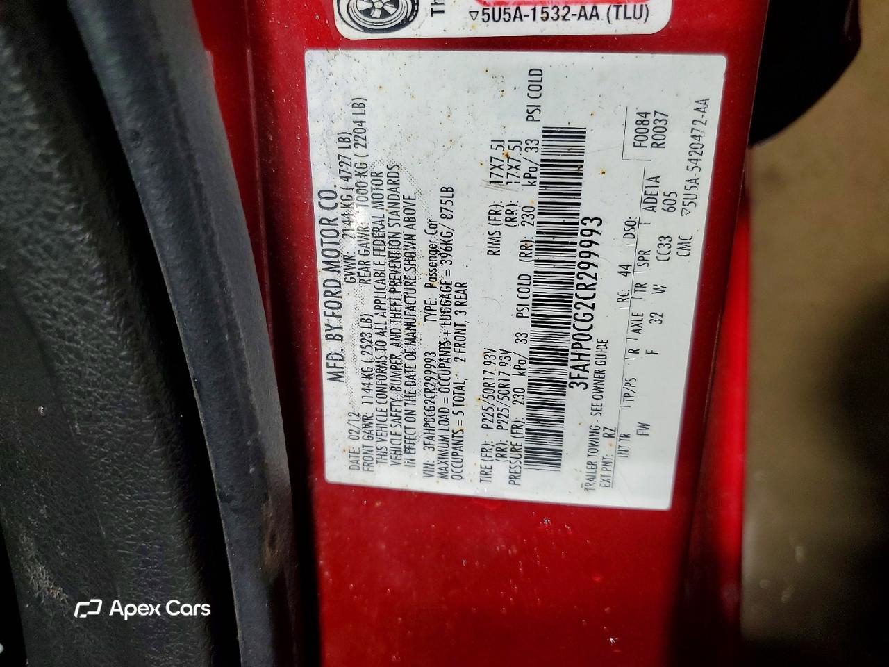 Ford Fusion 2012