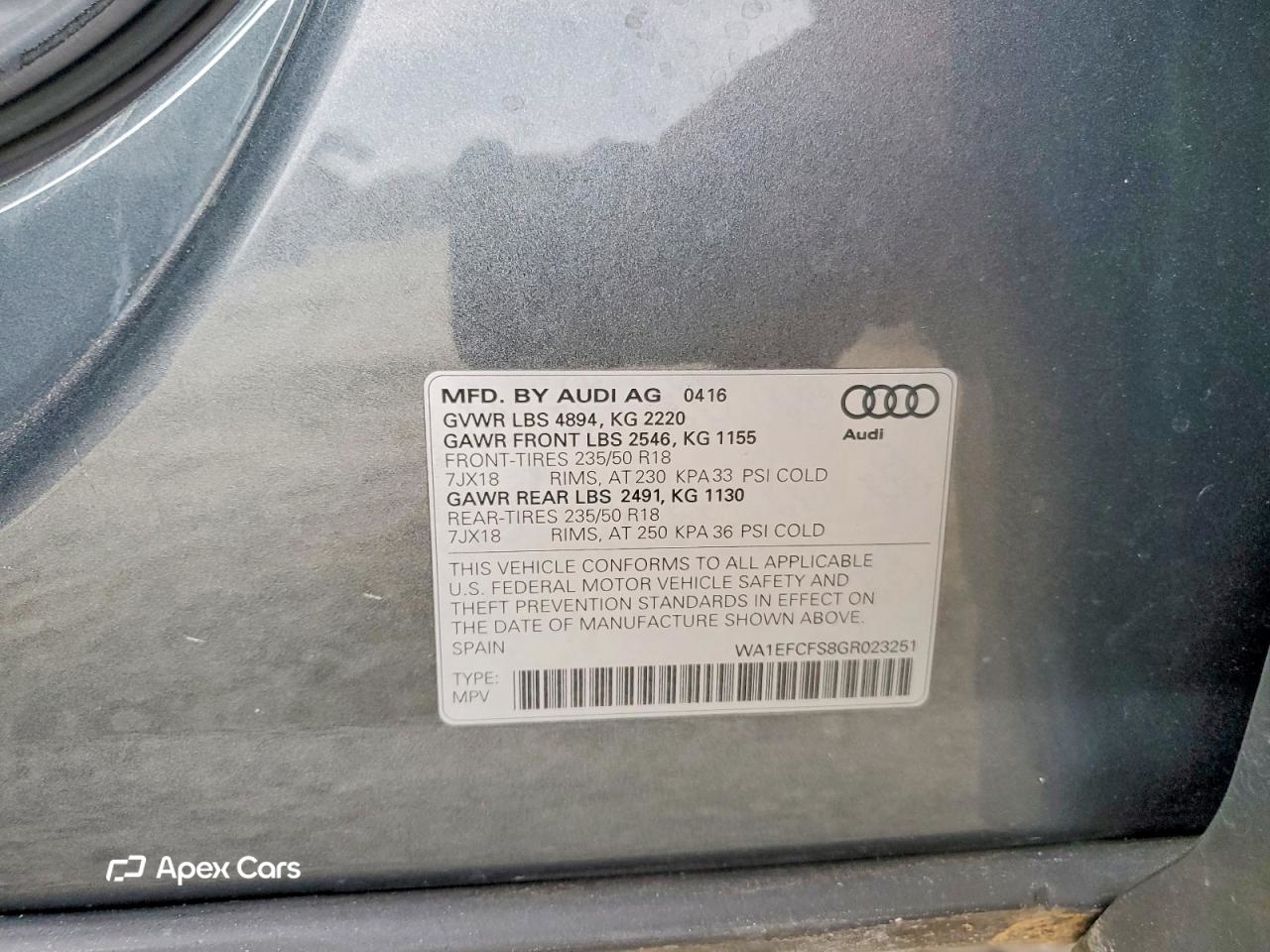Audi Q3 2016