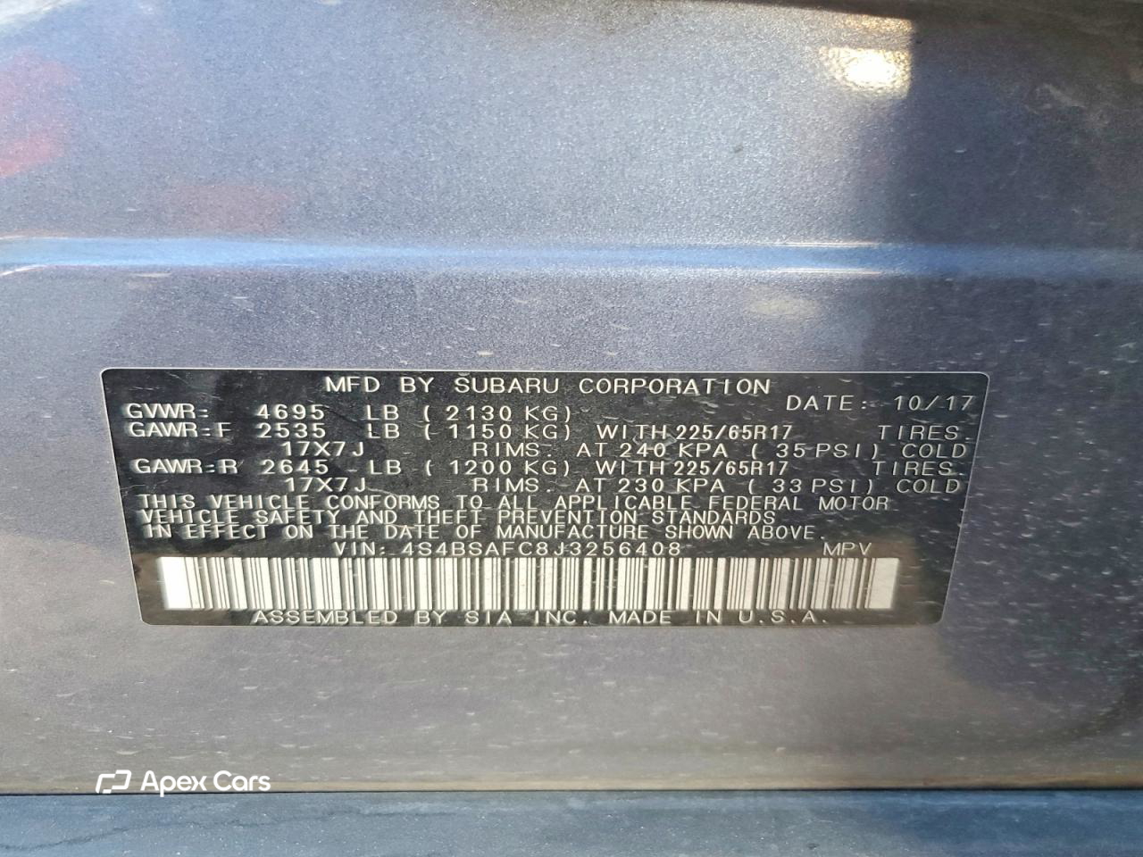 Subaru Outback 2018