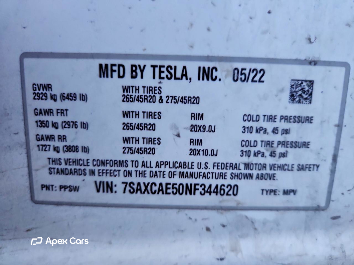 Tesla Model X 2022