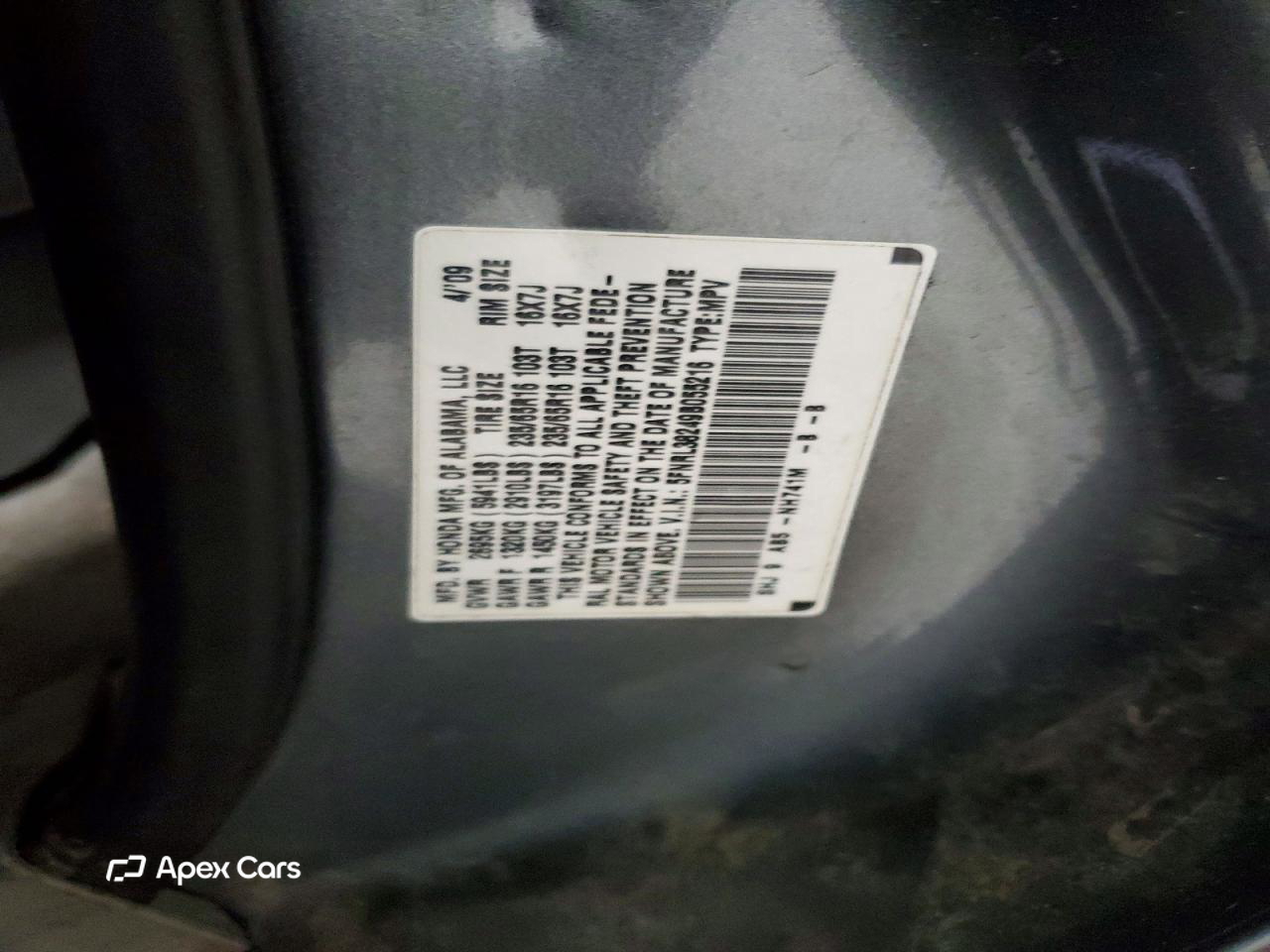 Honda Odyssey 2009