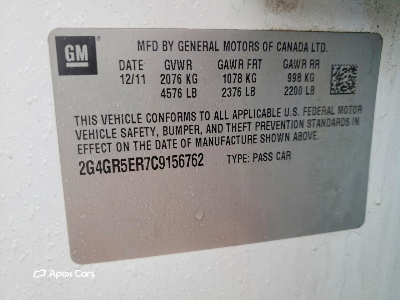 Buick Regal 2012