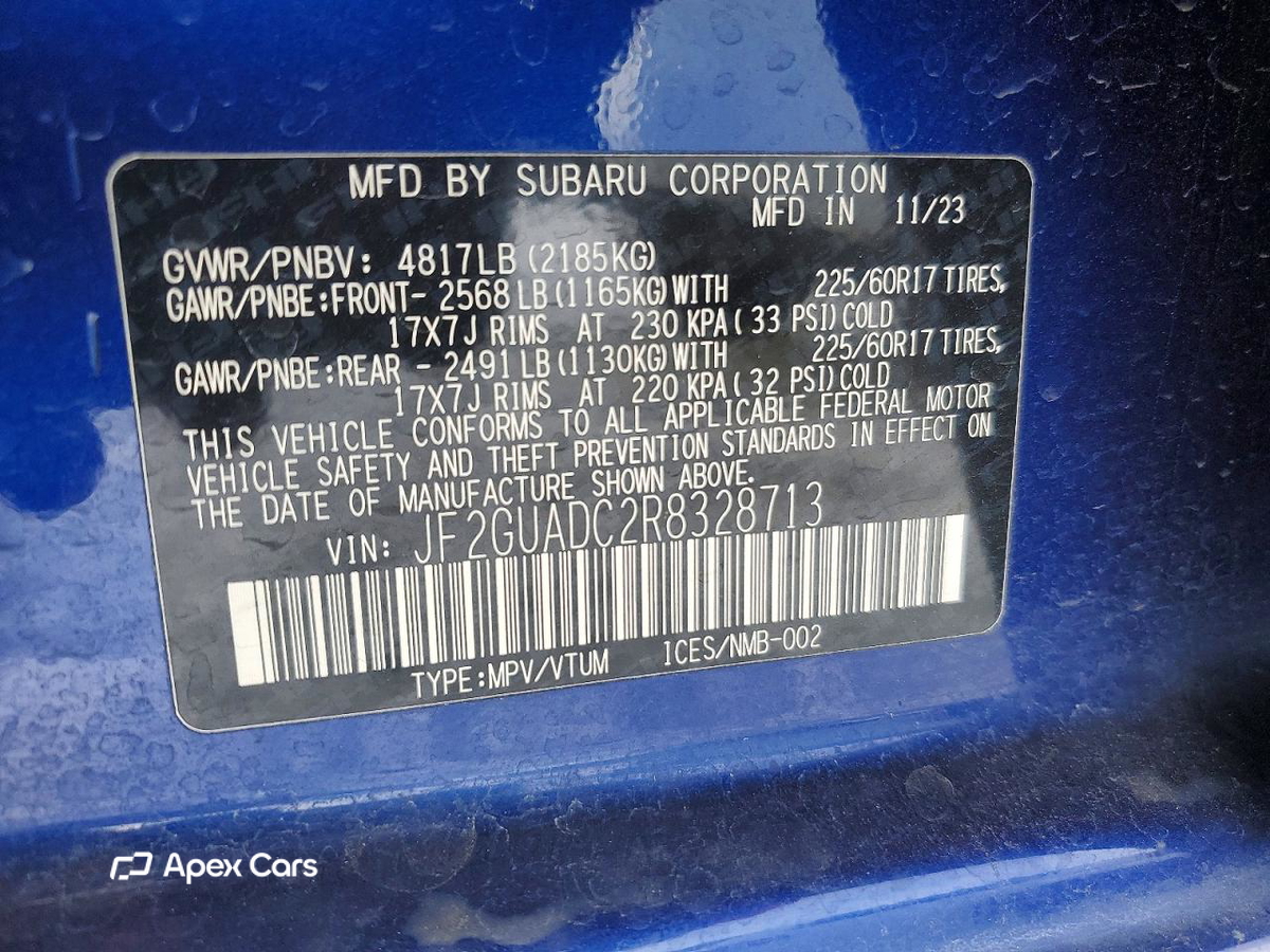 Subaru XV 2024