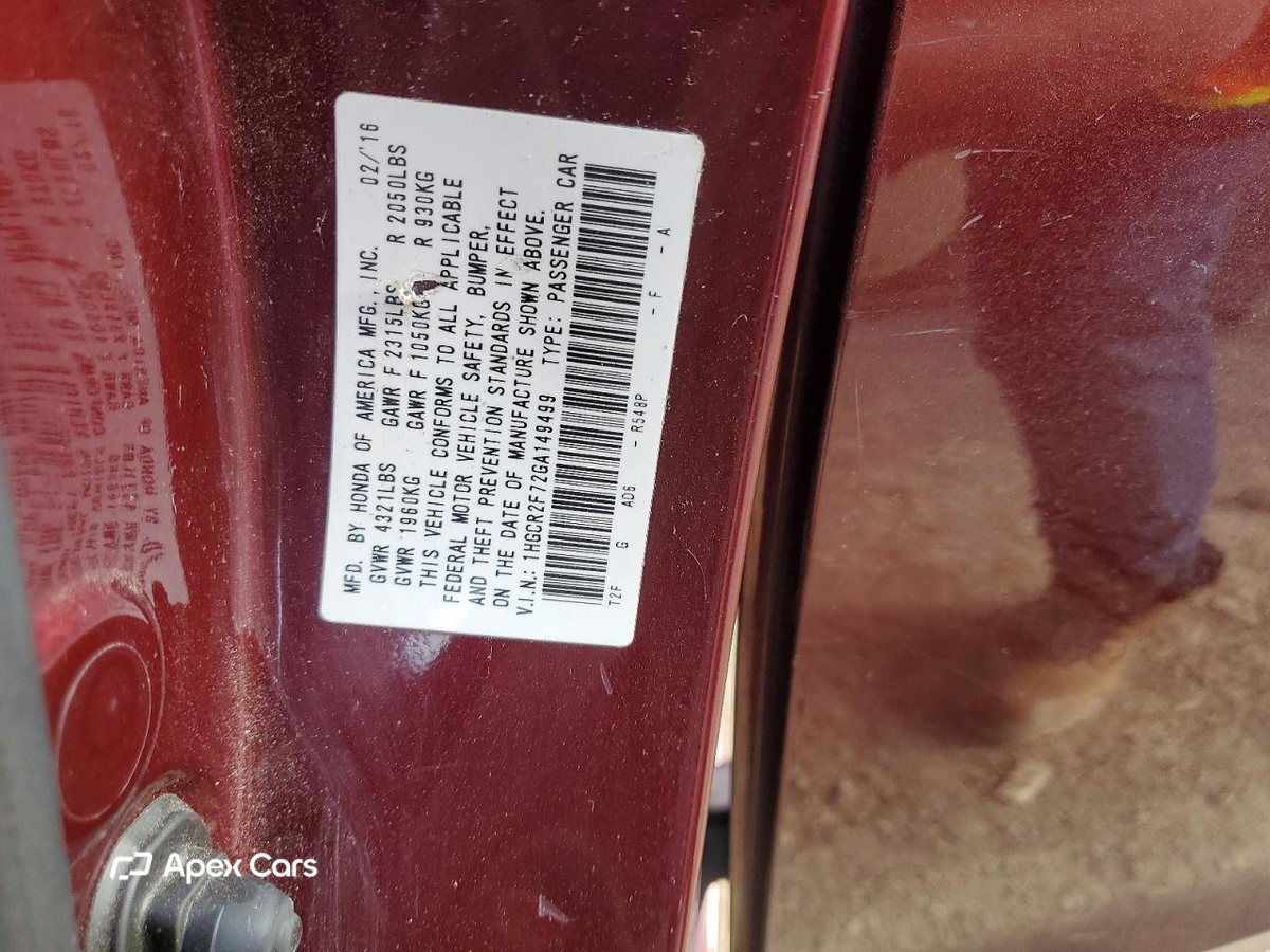 Honda Accord 2016