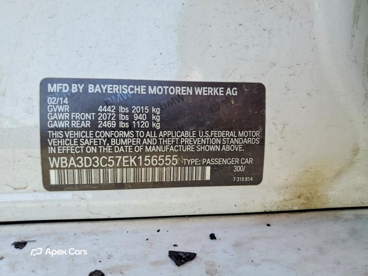 BMW Series 3 2014