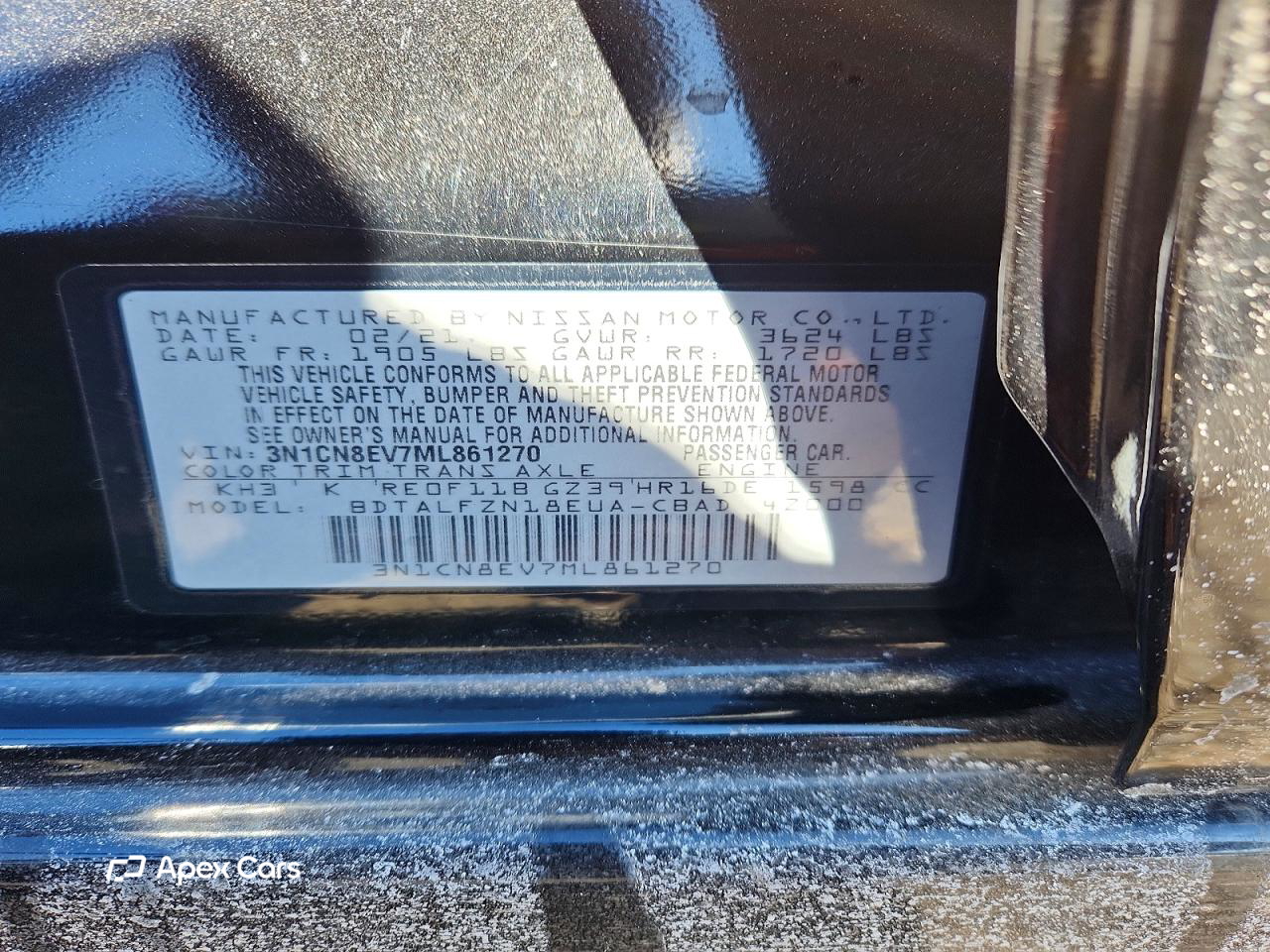 Nissan Versa 2021