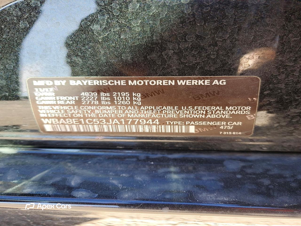BMW Series 3 2018