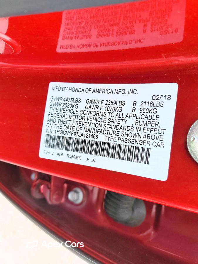 Honda Accord 2018