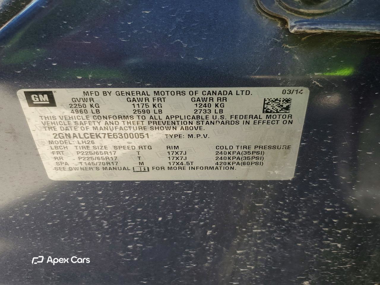 Chevrolet Equinox 2014